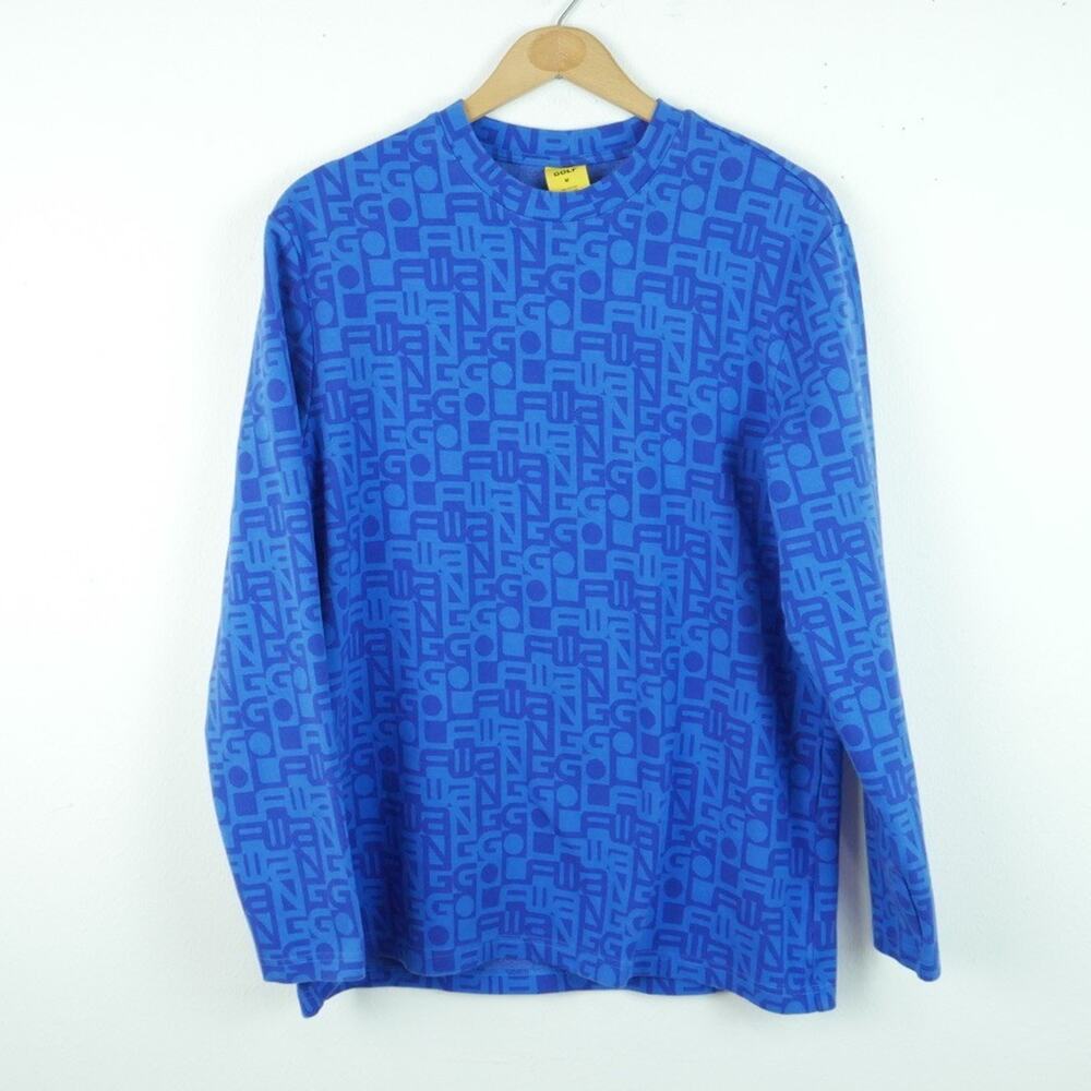 Golf Wang Jubilee Long Sleeve T‎ Shirt Tyler The Creator Blue Logo Medium Cotton